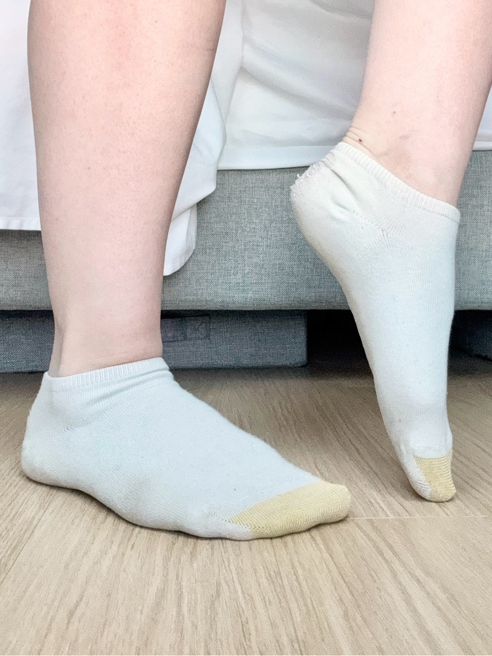 Gold Toe white ankle socks Classic Everyday Minimalist Millennial Basics